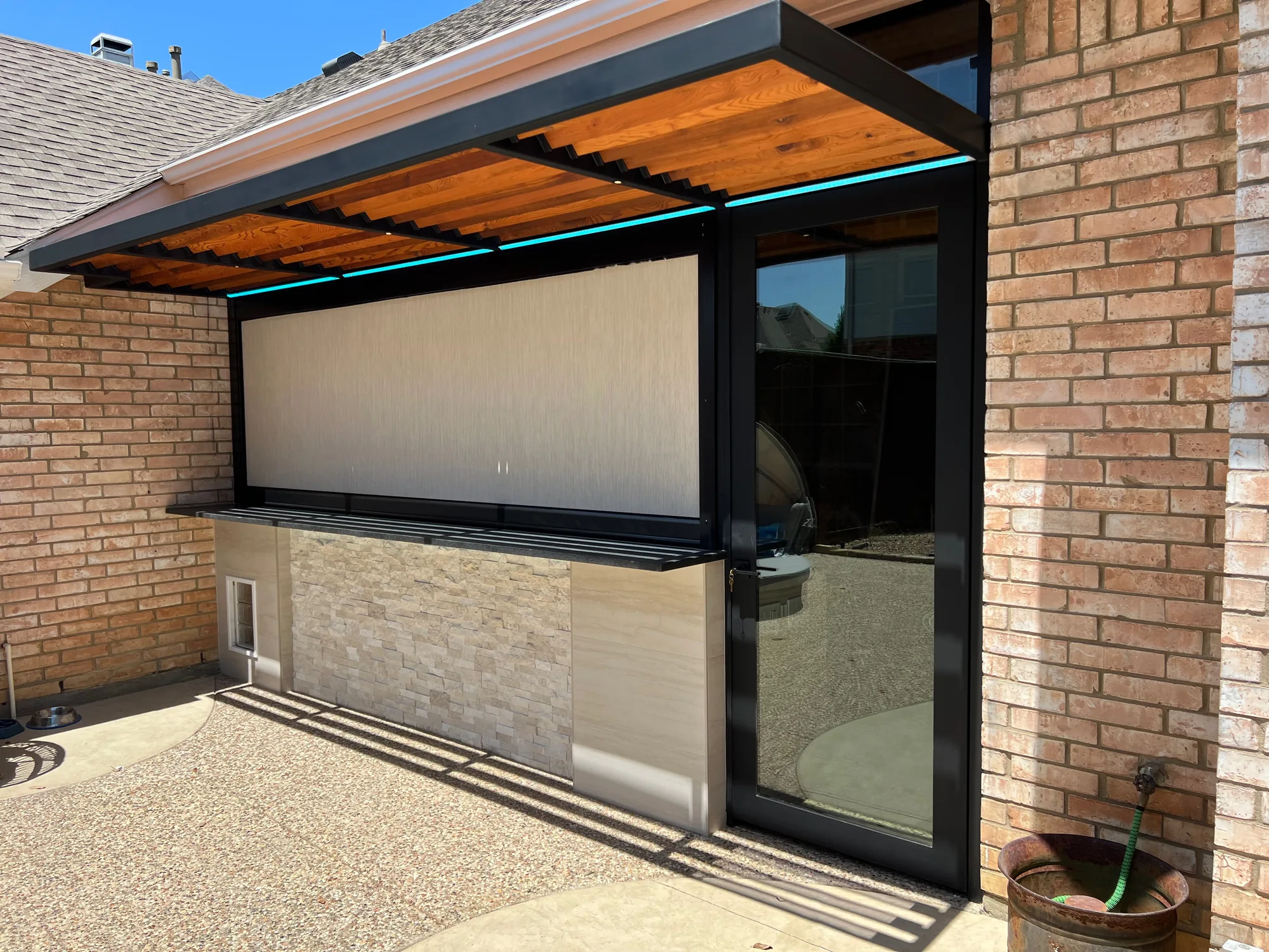Exterior Patio installed by Love Is Blinds in Southern Arizona