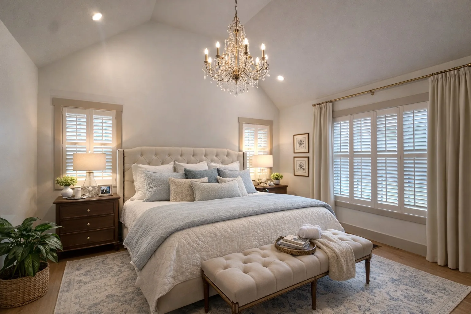 Motorized & Drapes installed by Love Is Blinds in Southern Arizona