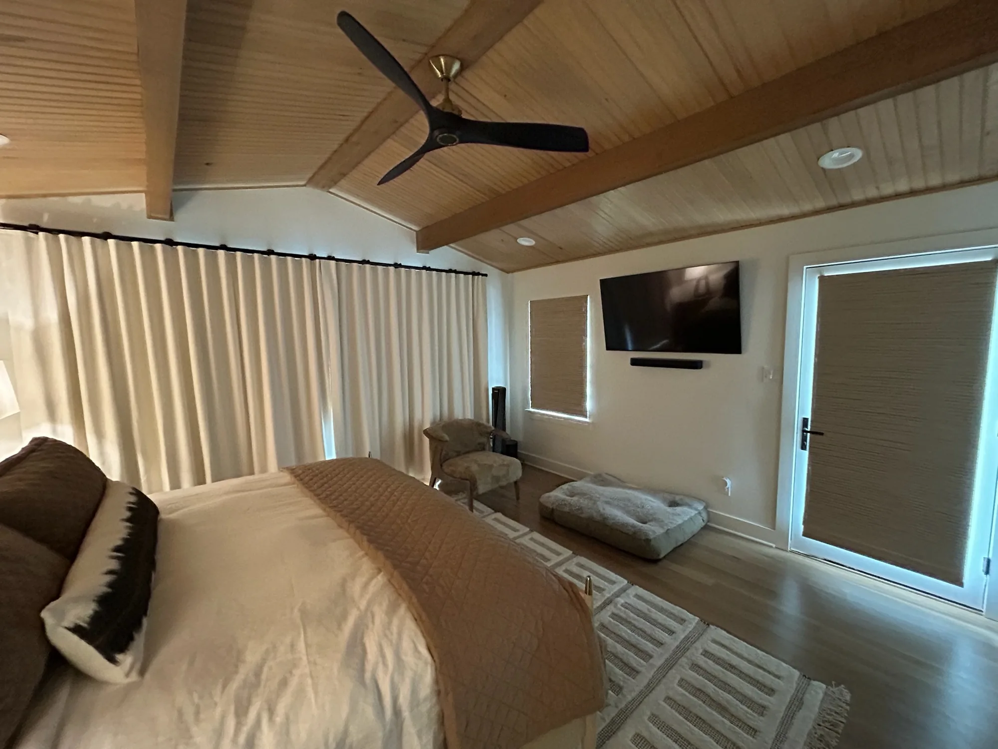 Motorized & Drapes installed by Love Is Blinds in Southern Arizona